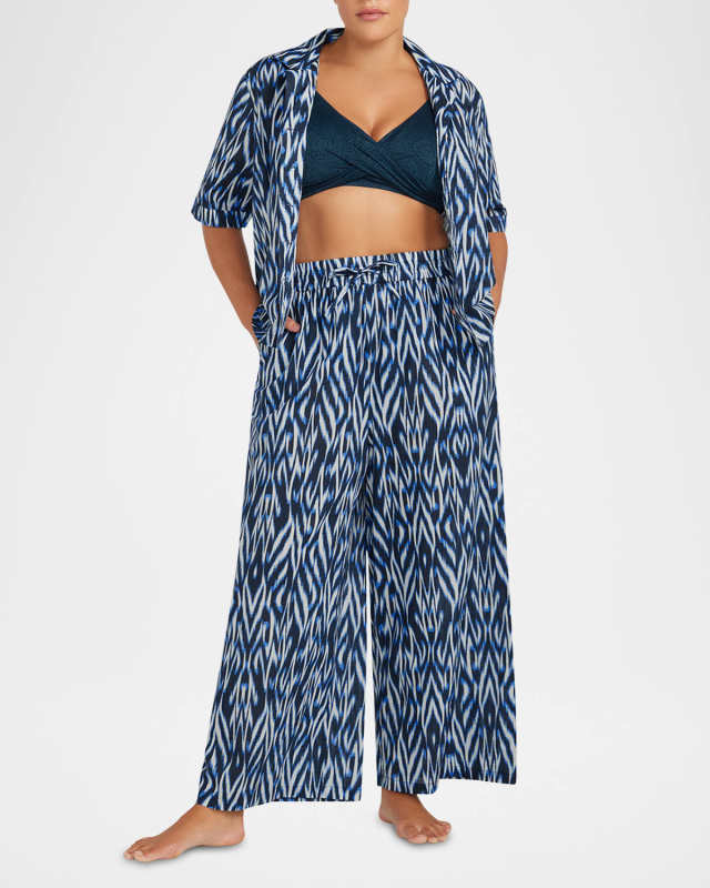 Plus Size Supine Grainger Wide-Leg Pants
